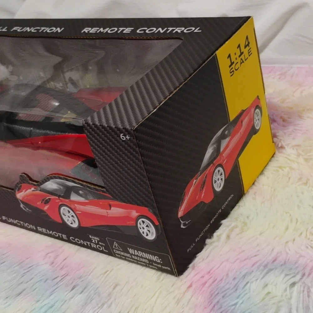 (A-4) NWT Pagani Huayra Braha Red Full Function R/C Sport Car Scale 1:14 Large